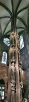 Angels Pillar in Strasbourg Cathedral (Alsace, France)