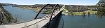 Bridge over Colorado River near Austin (Texas, USA)