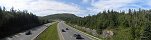 Highway 15 near Sainte-Adle (Qubec, Canada)