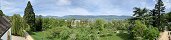 View from a Balcony of Champittet Castle (Cheseaux-Noraz, Canton of Vaud, Switzerland)