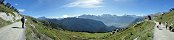 On the way from Belalp to Aletch Glacier Overlook (Canton of Valais, Switzerland)