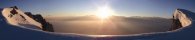 Belledonne range from Bellefont pass (Isre, France)