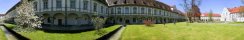 Courtyard of Benediktbeuern Monastery (Bavaria, Germany)