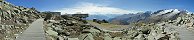 View from the Bettmerhorn Restaurant (Canton of Valais, Switzerland)