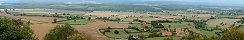 Brancion Valley from the castle (Sane-et-Loire, France)