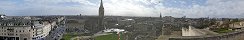 The Center of Caen from Castle Ramparts (Calvados, France)