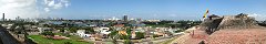 Cartagena from San Felipe Castle (Colombia)