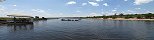 Elephants crossing in Chobe National Park (Botswana)