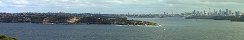 Cliffs of North Head, Sydney Harbor and City (Australia)