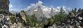 Courmayeur from Mont Chetif (Mont Blanc Range, Italy)