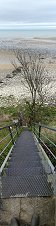 Stairs to the Sea in Grandcamp-Maisy (Calvados, France)