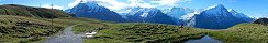 Between First and Bachsee above Grindelwald (Berner Oberland, Switzerland)