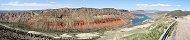 Flaming Gorge Reservoir from Hwy 44 Overlook (Near Manila, Utah, USA)