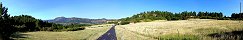 Front Range and Pikes Peak from Palmer Divide (Colorado, USA)