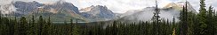 Icefield Parkway and Hector Lake (Banff National Park, Alberta, Canada)