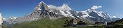 Eiger, Mnch and Jungfrau Peaks from Kleine Scheidegg (Berner Oberland, Switzerland)