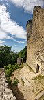 The ruins of Kostomlaty Castle (Mileovkou, Czech Republic)