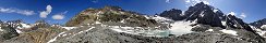 Rouies Lake and a few Peaks of the Ecrins (Isre, France)