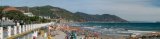 Beach in Laigueglia near Alassio (Liguria, Italy)