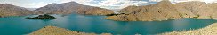 Lake Benmore in Mackenzie Country (Canterbury, New Zealand)