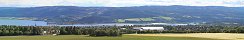 View over Lake Mjosa from Ski Jump (Lillehammer, Norway)