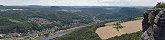 View from Lilienstein in Elbe Sandstone Mountains (Germany)