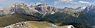 Marmolada and Sass Pordoi from Col Rodella (Dolomites, Belluno, Italy)