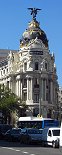 Metropolis Building on Gran Via and Calle de Alcal (Madrid, Spain)