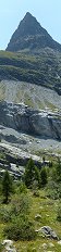 Mont Min above Ferpcle (Canton of Valais, Switzerland)