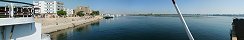 Nile River from the MS River Hathor at Edfu (Egypt)