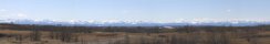 Rocky Mountains from Nose Hill Park (Calgary, Alberta, Canada)