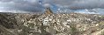 The village of Ortahisar near Gorme (Cappadocia, Turkey)