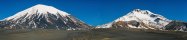 Parinacota and Pomerape Volcanoes (Sajama National Park, Bolivia)