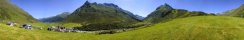 The village of Galtr in Paznaun Valley (Tyrol, Austria)