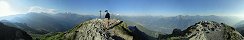 On top of Pierre Avoi peak (Canton of Valais, Switzerland)