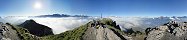 On top of Pierre Avoi peak (Canton of Valais, Switzerland)