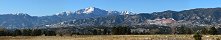 Pikes Peak from Colorado Springs area (Colorado, USA)