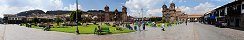 Plaza de Armas and Cathedral in Cuzco (Peru)