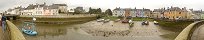 Little Old Harbor of the Hogues at Low Tide (Isigny-sur-Mer, Calvados, France)