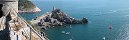 Church of St. Pietro from Portovenere Castle (La Spezia, Italy)