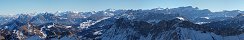 The Alps from Rochers de Naye (Swiss french area)