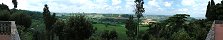 View from Villa Lecchi Hotel near Siena (Toscana, Italy)