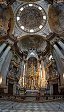 Dome of Saint-Nicholas Church in Prague (Czech Republic)