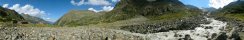 Sulzenau Htte, high alpine hiking track (Stubai, Tyrol, Austria)