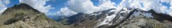 Simmingjchl, high alpine hiking track (Stubai, Tyrol, Austria)