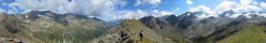 Egesengrat, high alpine hiking track (Stubai, Tyrol, Austria)