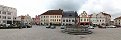 Zizka Square and Renaissance Fountain (Tabor, Czech Republic)