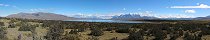 First View of Torres del Paine National Park (Chile)