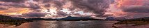 Sunset over Torres del Paine National Park (Chile)