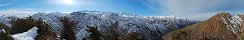 View from the mountain near Aksakata river (Uzbekistan)